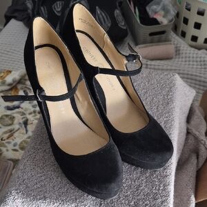 Chinese Laundry Black Mary Jane Heels